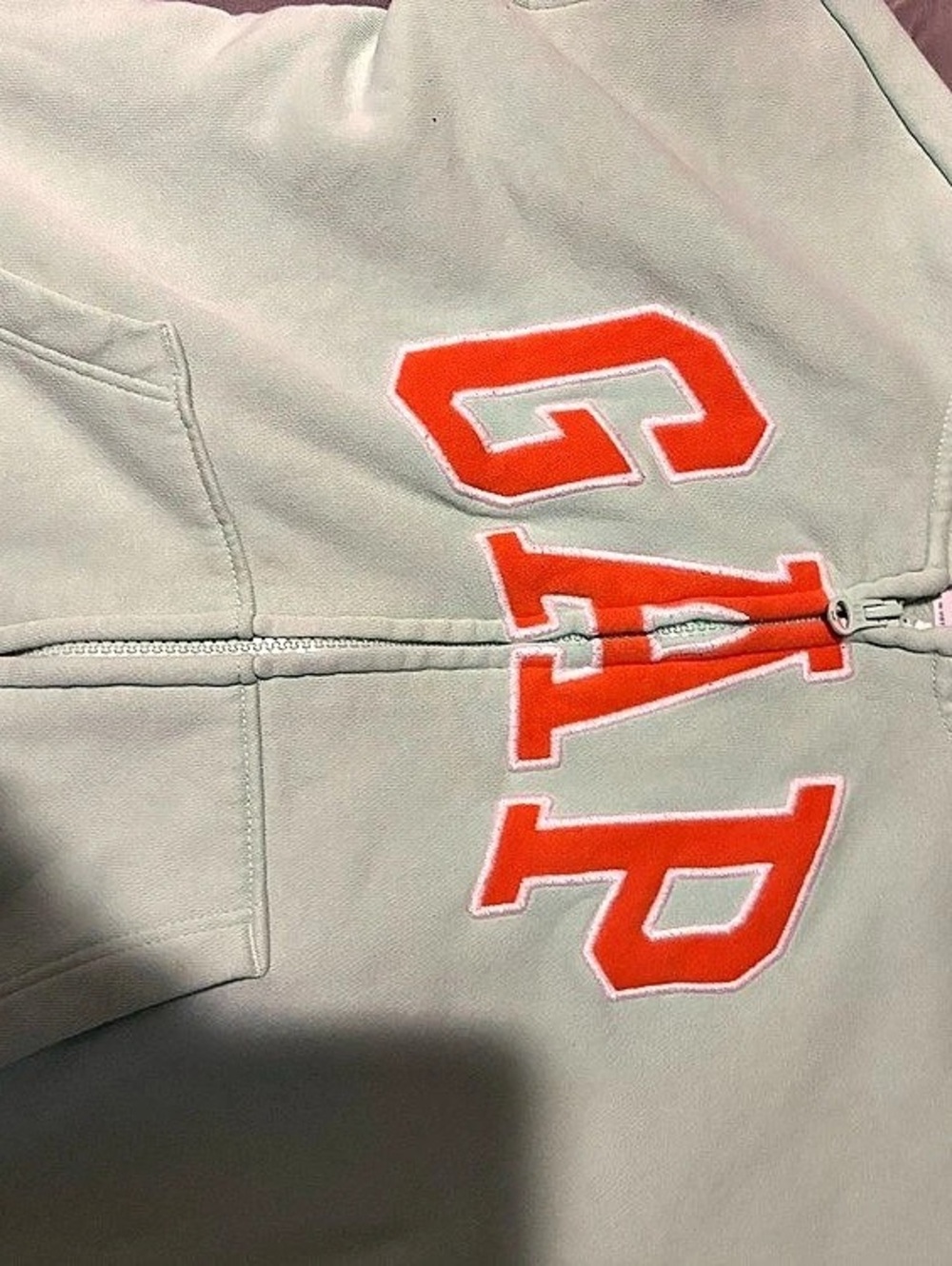 GAP Kids Logo Zip Hoodie Size 8